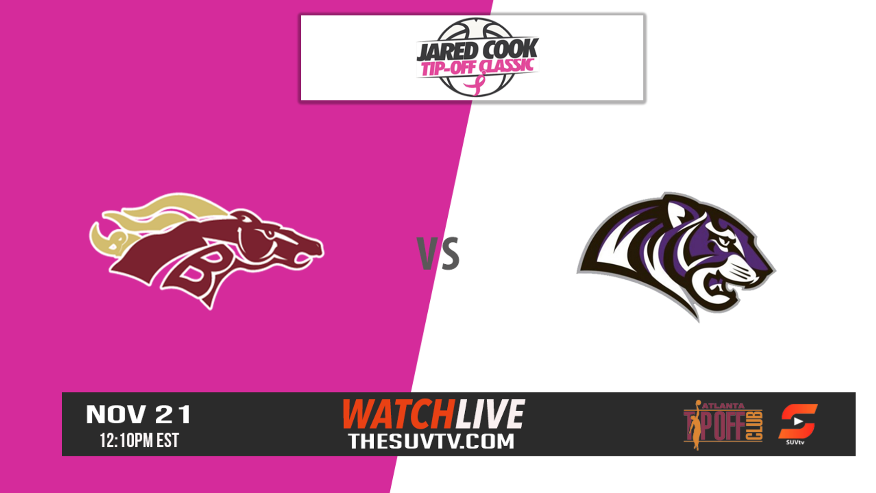 12:10pm - Brookwood vs. King's Ridge